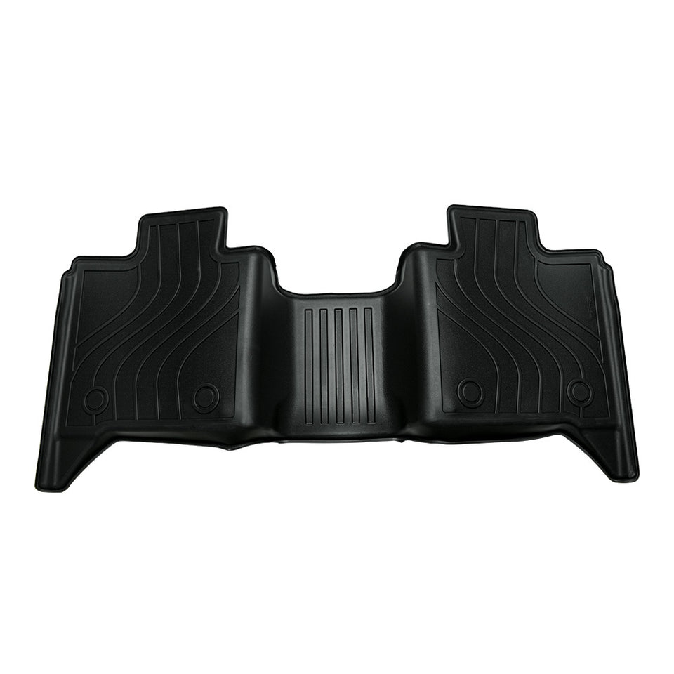 All-Weather TPE Front And Rear Row Floor Liners Floor Mats Fit For Toyota Tundra CrewMax Cab 2022-2025, Custom Fit Tundra Car Mats 20484