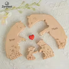 Artistic Wooden Puzzles, Little Bear Family