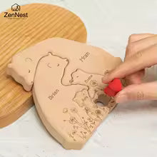 Artistic Wooden Puzzles, Little Bear Family