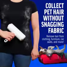 Pet Hair Remover Roller - Dog & Cat Fur Remover with Self-Cleaning