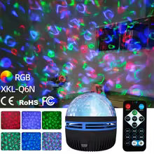 USB Galaxy Projector Aurora 5V Night Light 360° Rotating GB Colorful NightLights