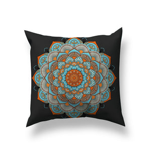 Short Plush Pillowcase Bohemian Ethnic Style Short Plush Material Sofa Cushion Cover
